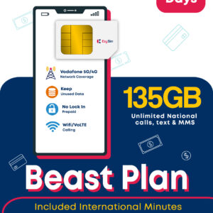 Beast Physical SIM 90 Days