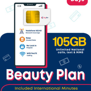 Beauty Physical SIM 3Month