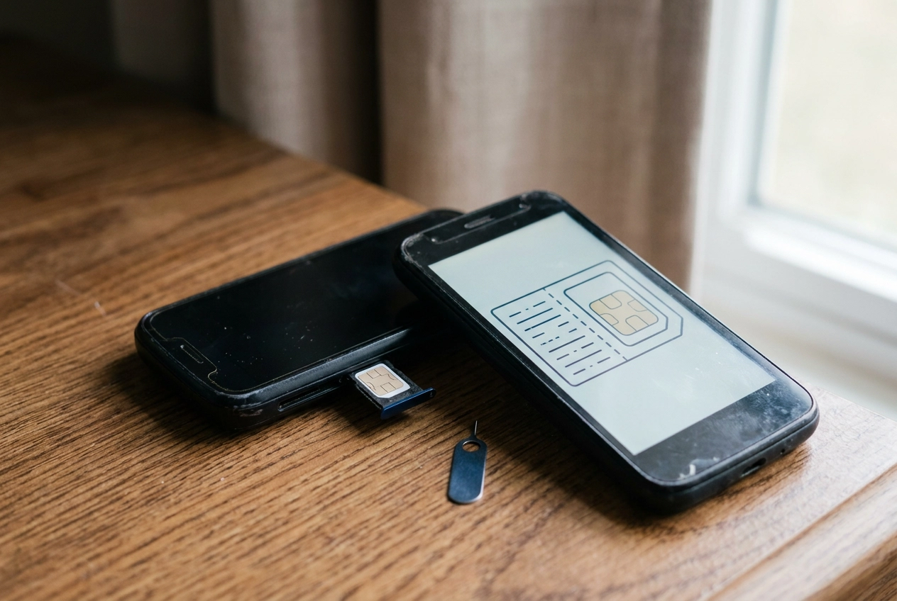 Professional header image for comparison analysis: Prepaid Mobile Plans, eSIM vs SIM: Which Should You Choose?