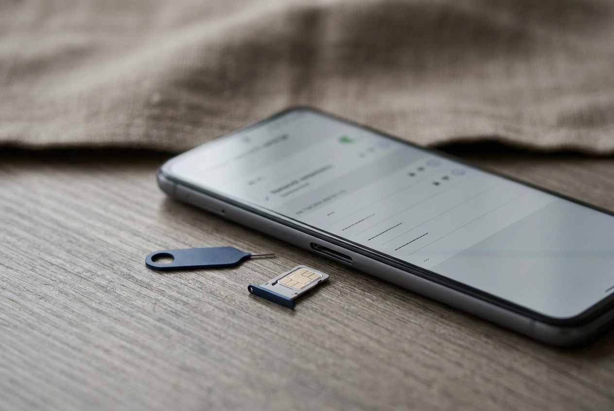 Professional header image for step-by-step guide: Two SIMs, One Phone: Adding an EzySim eSIM to Your Number